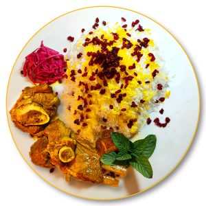 چلو گوشت گوسفندی